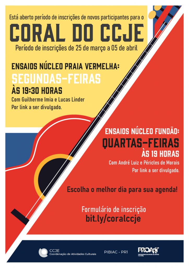 Flyer Coral do CCJE